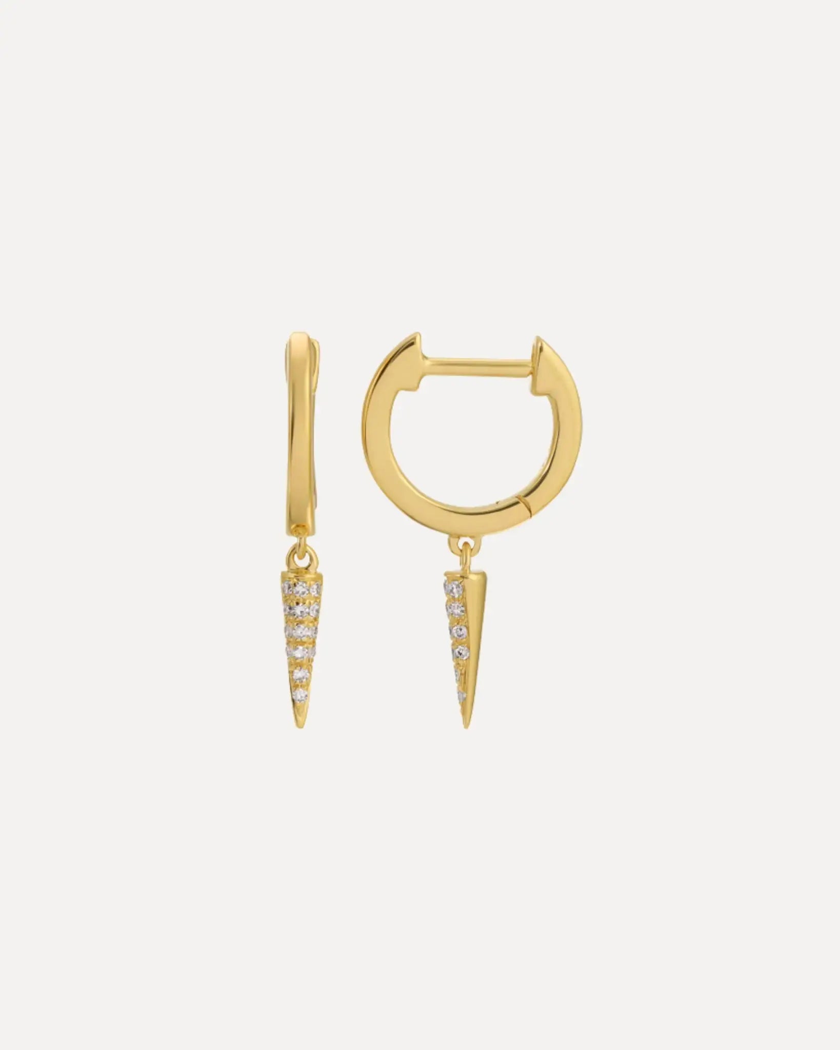 Diamond Spike Huggie Hoops Diamond Spike Huggie Hoops Squash Blossom Collection Squash Blossom Collection  Squash Blossom Vail