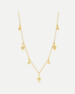 Diamond Starburst Adjustable Necklace Diamond Starburst Adjustable Necklace Graziela Gems Graziela Gems  Squash Blossom Vail