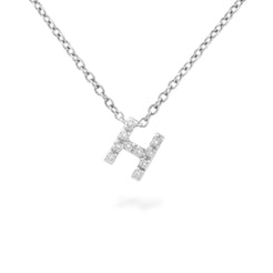 Diamond "Letter" Pendant Necklace - Squash Blossom Vail