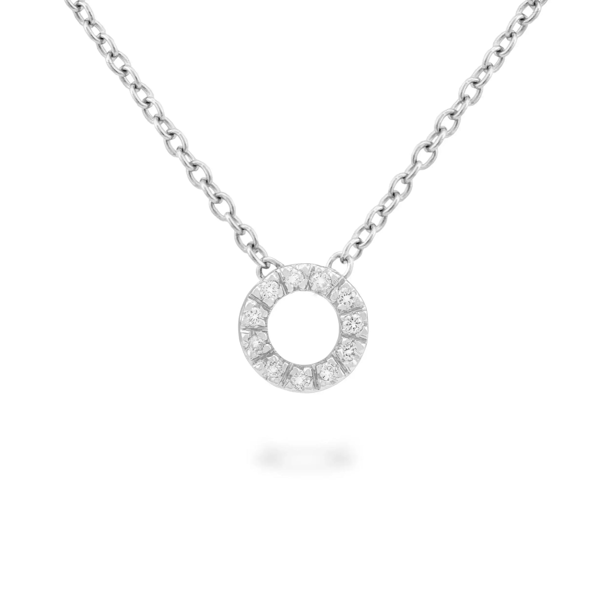 Diamond "Letter" Pendant Necklace - Squash Blossom Vail