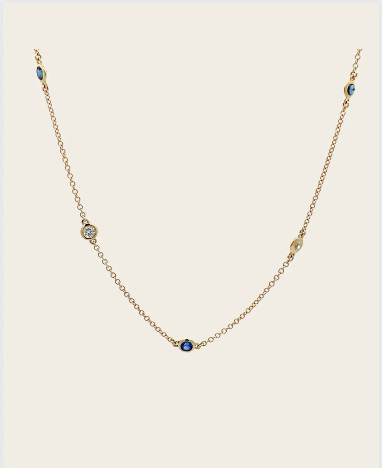 Diamonds & Sapphires by the Yard Necklace Diamonds & Sapphires by the Yard Necklace Squash Blossom Original Squash Blossom Original  Squash Blossom Vail