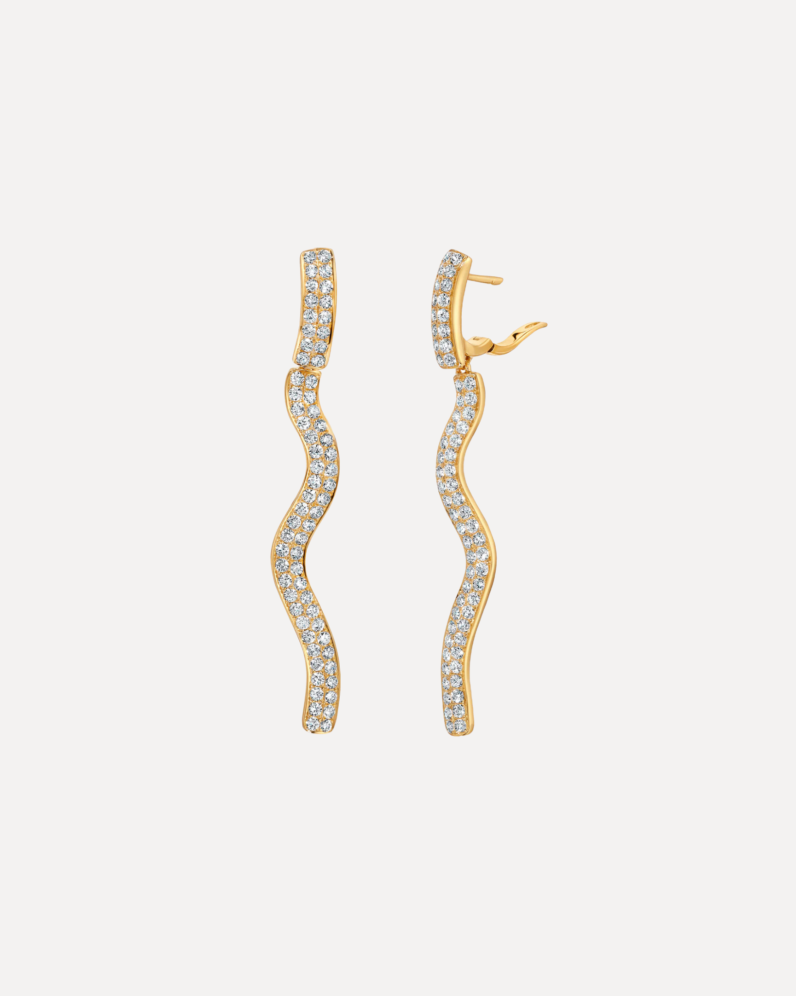Double Rio Diamond Drop Earrings