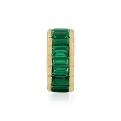 14K Emerald Oval Enhancer .96ct 14K Emerald Oval Enhancer .96ct Squash Blossom Collection Squash Blossom Collection  Squash Blossom Vail