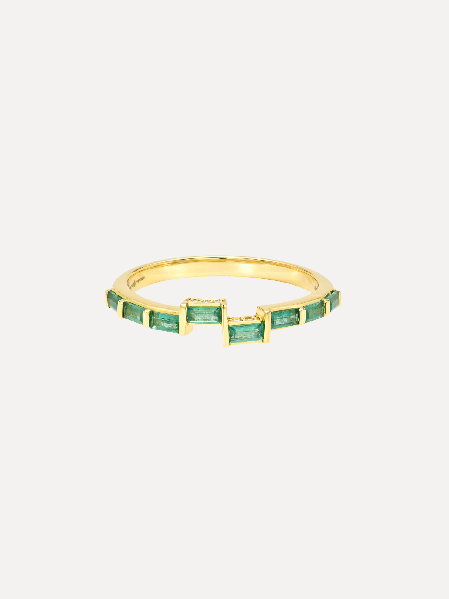 Emerald Baguette Ring