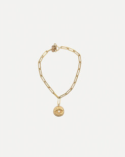 Evil Eye Charm and link Bracelet Evil Eye Charm and link Bracelet Victoria Cunningham Victoria Cunningham Default-Title Squash Blossom Vail
