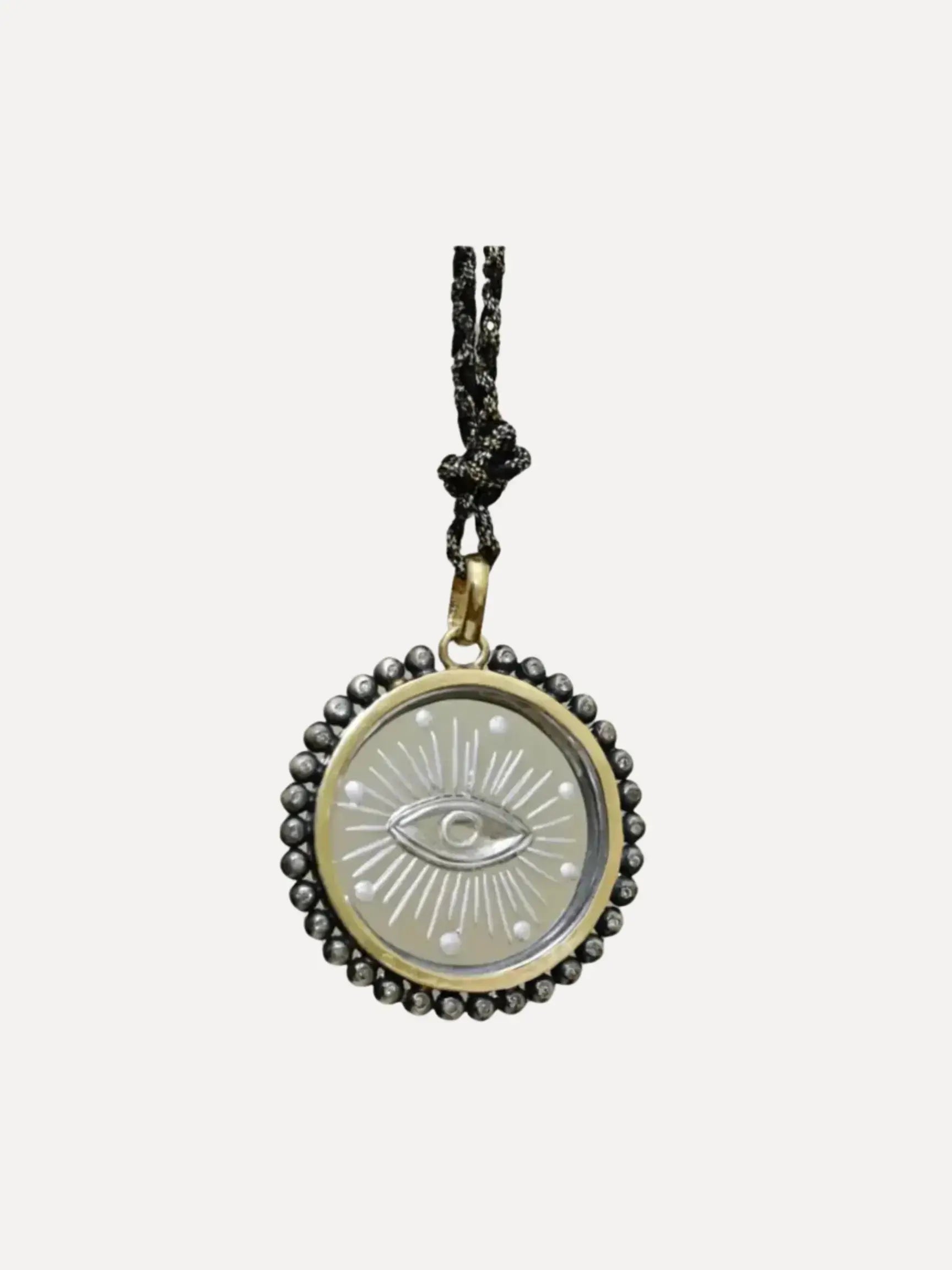 Evil Eye Clear Quartz Necklace Evil Eye Clear Quartz Necklace Patricia Arango Patricia Arango  Squash Blossom Vail