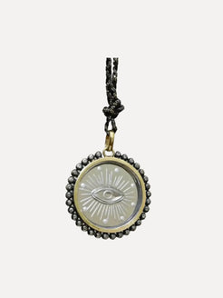 Evil Eye Clear Quartz Necklace Evil Eye Clear Quartz Necklace Patricia Arango Patricia Arango  Squash Blossom Vail