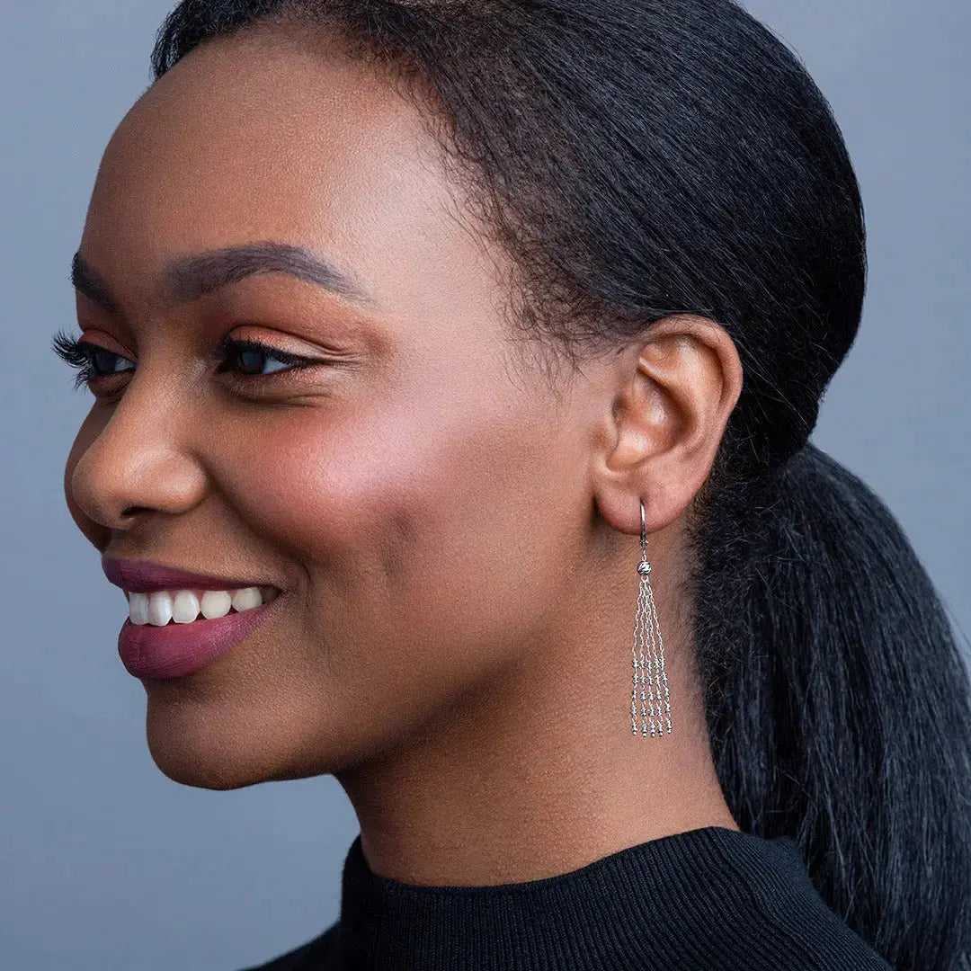 Falling Stars Earrings - Squash Blossom Vail