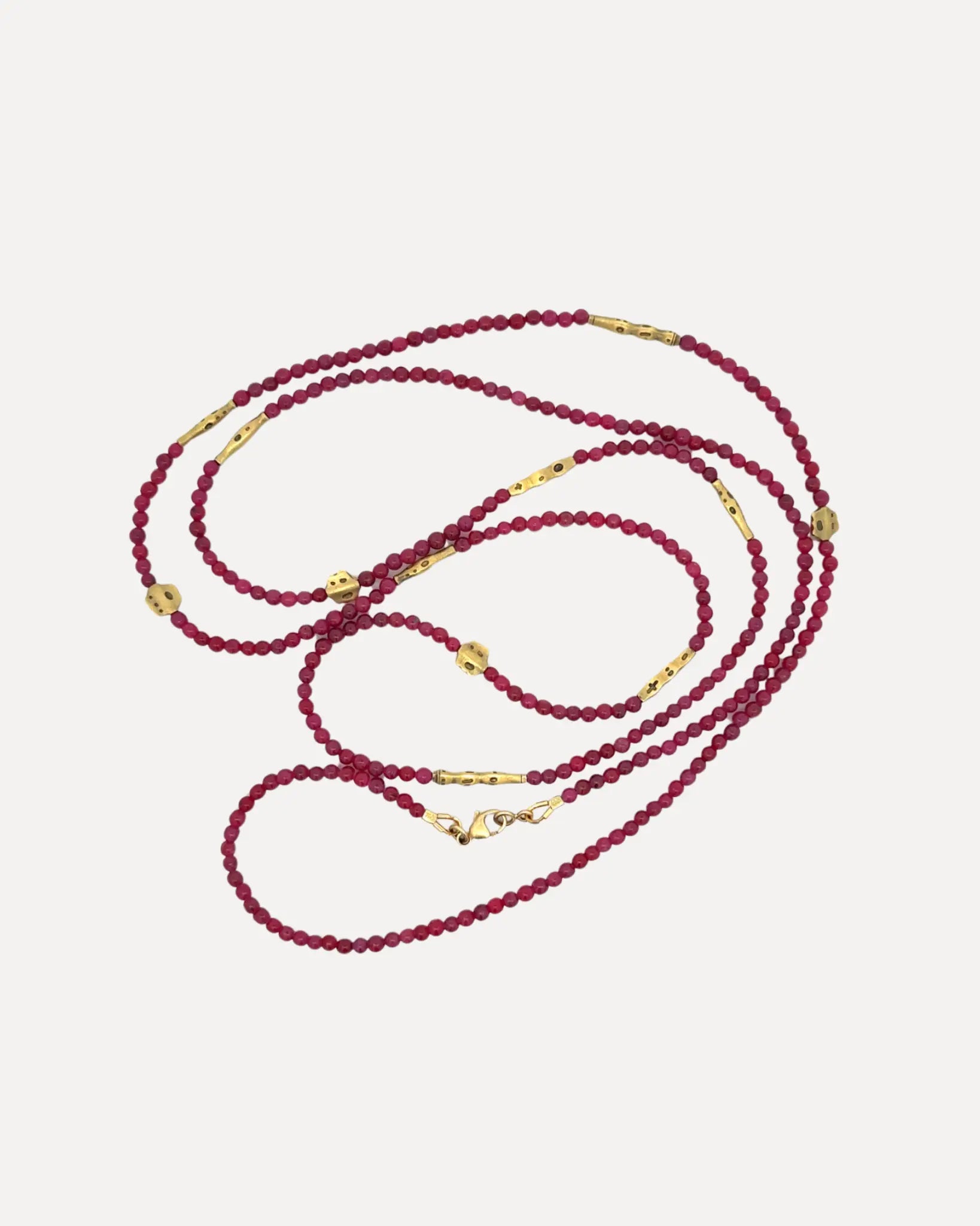 “Flora" Ruby Necklace “Flora" Ruby Necklace Alex Sepkus Alex Sepkus  Squash Blossom Vail