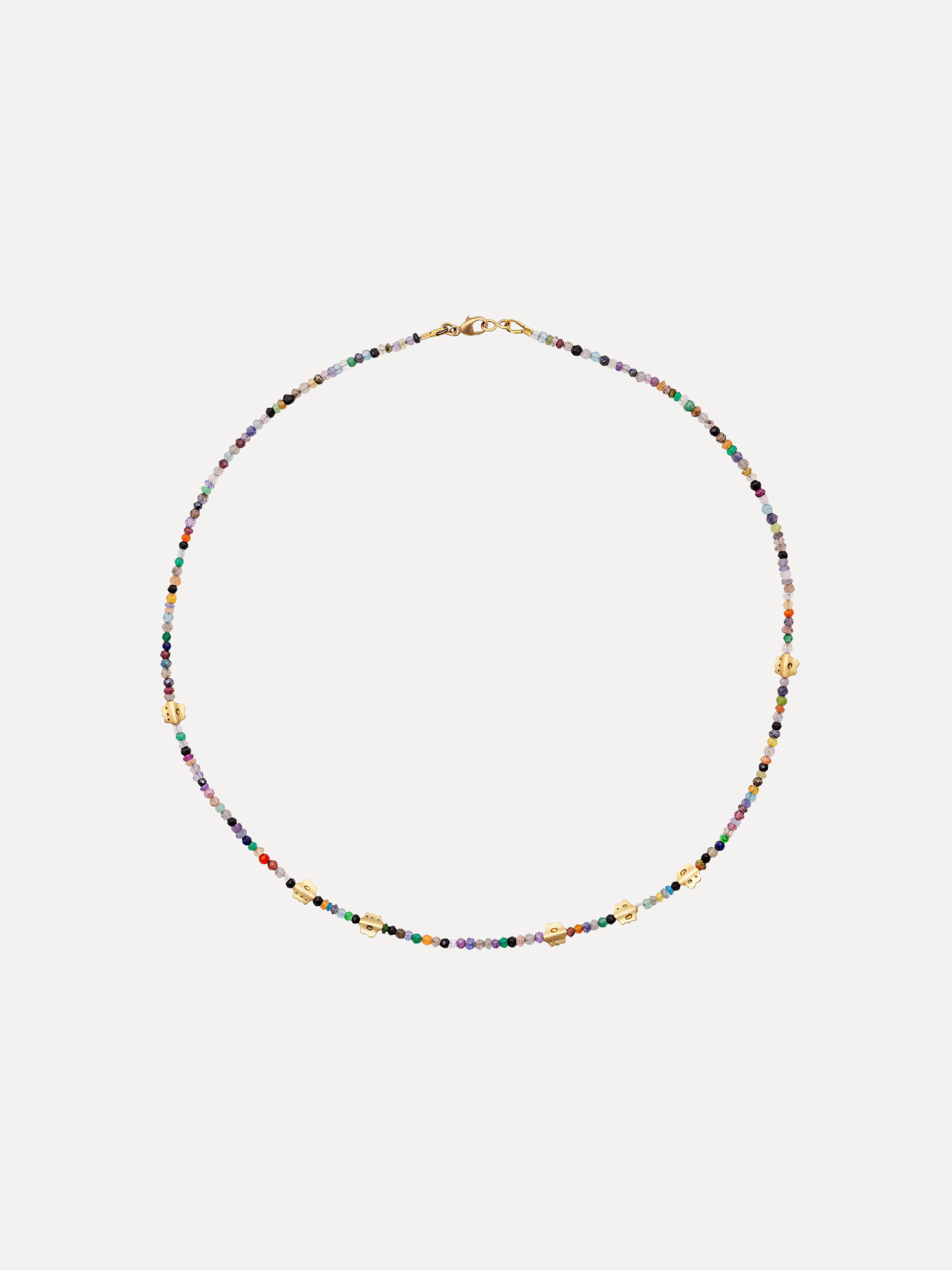 Flora Rondelles Multi Mix Necklace