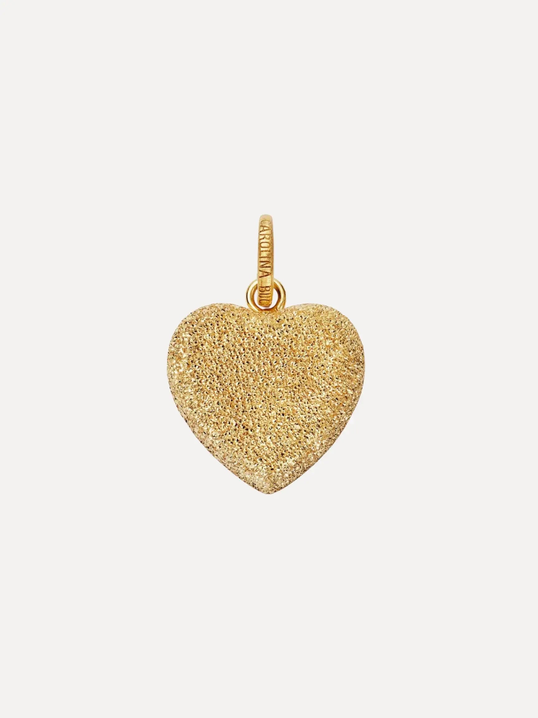 Florentine Finish Small Cuore Pendant Florentine Finish Small Cuore Pendant Carolina Bucci Carolina Bucci  Squash Blossom Vail