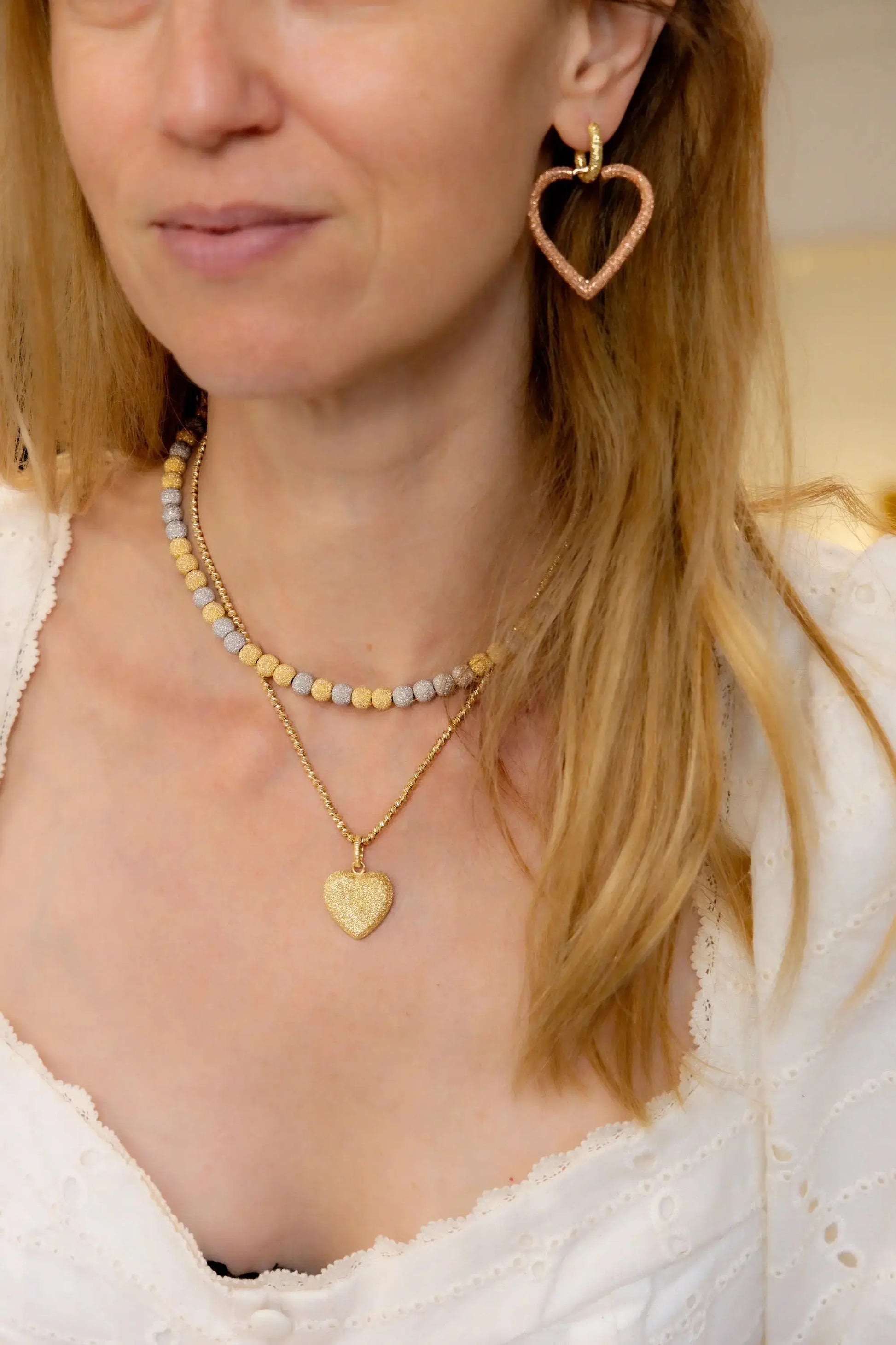 Carolina Bucci Florentine Finish Small Cuore Pendant Carolina Bucci Florentine Finish Small Cuore Pendant Carolina Bucci Carolina Bucci  Squash Blossom Vail