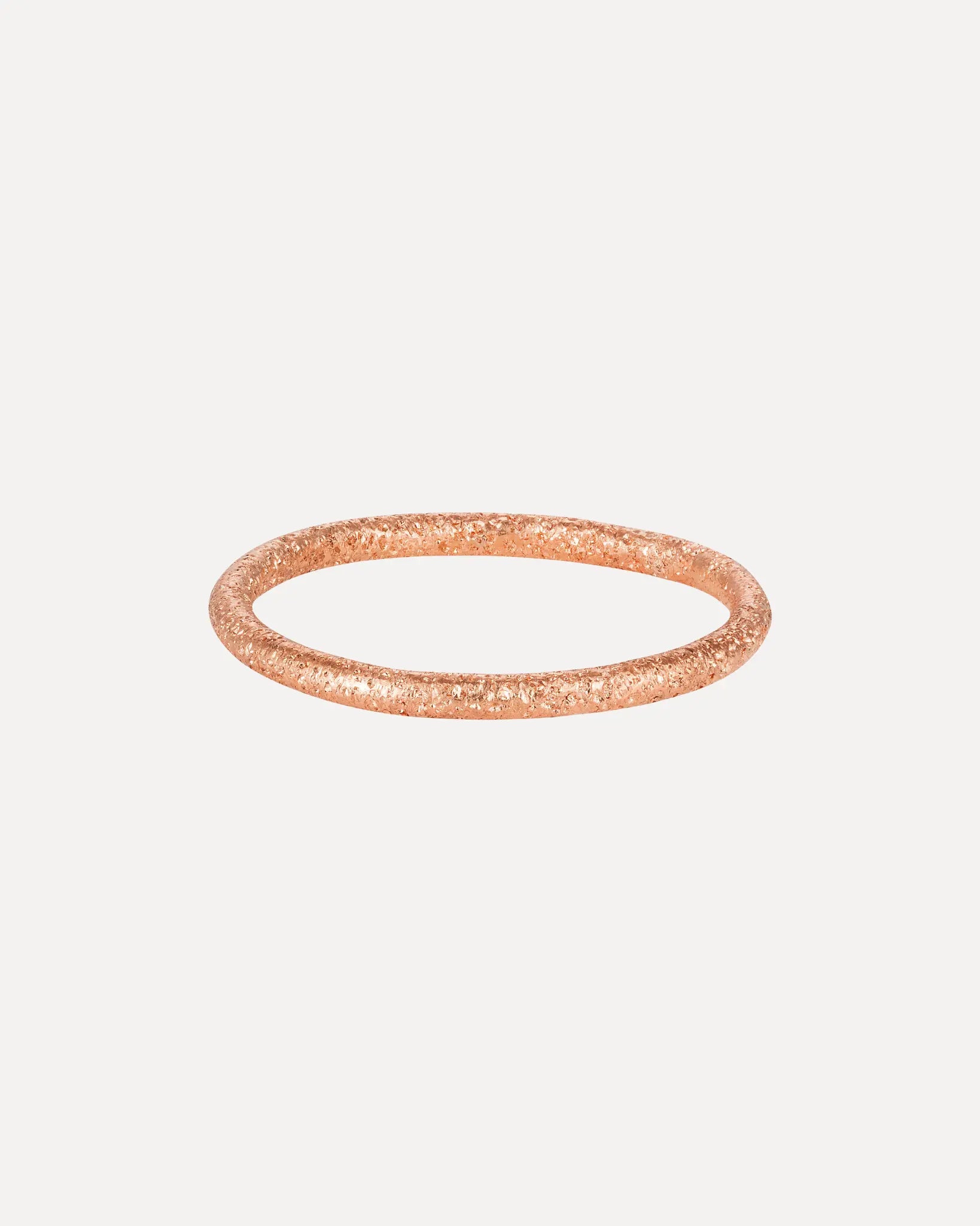 Florentine Finish Thin Ring - Rose Gold Florentine Finish Thin Ring - Rose Gold Carolina Bucci Carolina Bucci  Squash Blossom Vail