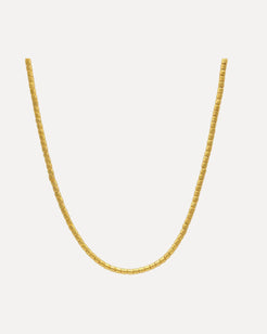 GURHAN Vertigo Gold Single Strand Short Necklace, 3.5mm Smooth Beads, with Diamond GURHAN Vertigo Gold Single Strand Short Necklace, 3.5mm Smooth Beads, with Diamond Gurhan Gurhan  Squash Blossom Vail