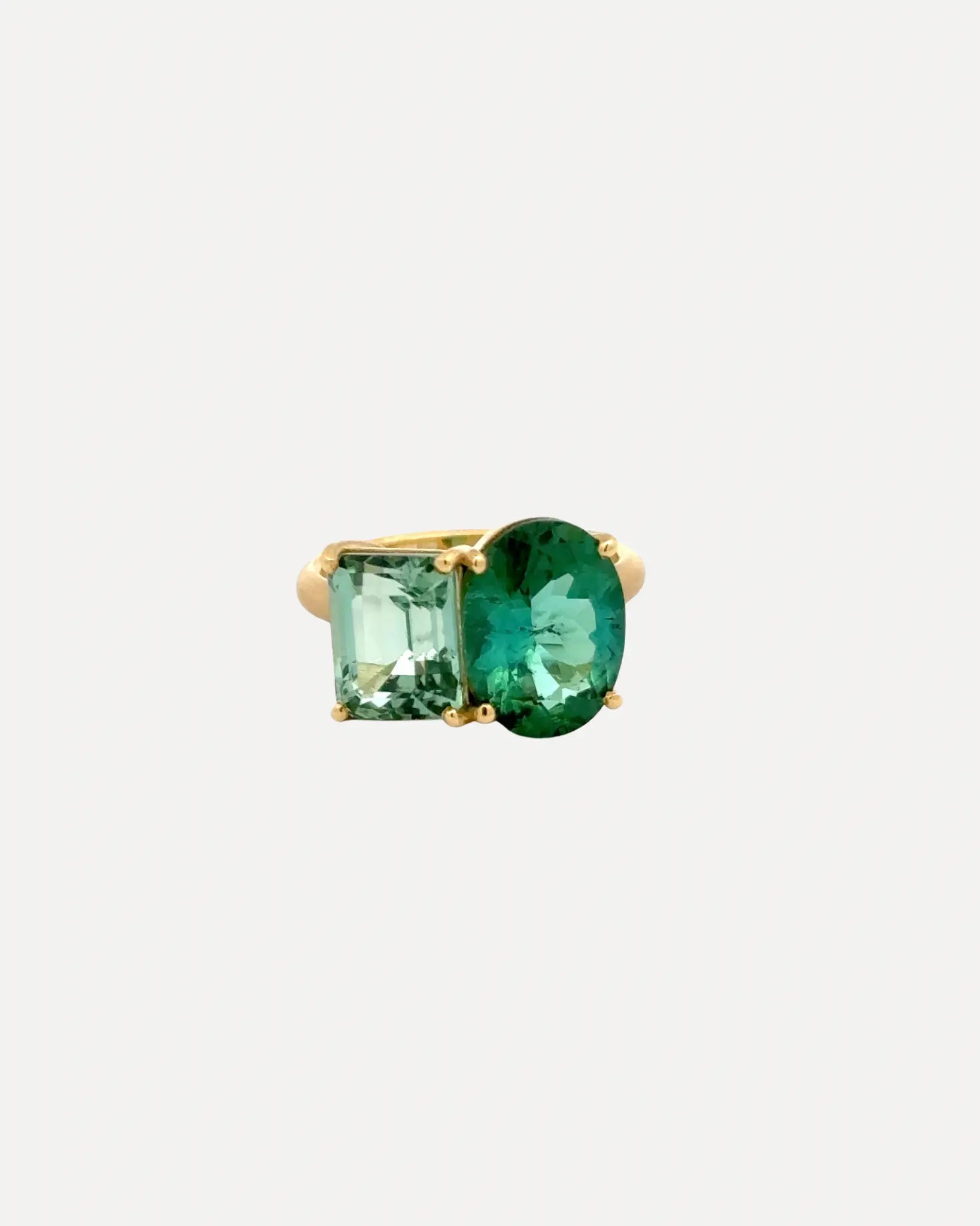 Gemma Gem One-of-a-Kind Green Tourmaline Ring Gemma Gem One-of-a-Kind Green Tourmaline Ring Irene Neuwirth Irene Neuwirth  Squash Blossom Vail