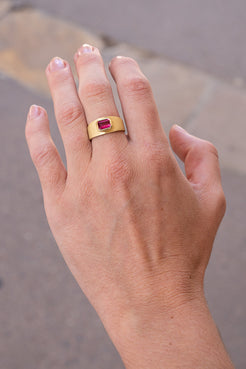 Gemmy Gem Rubellite Ring Gemma Gem Rubellite Ring Irene Neuwirth Irene Neuwirth 