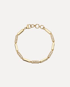 Giana with Diamond Bracelet Giana with Diamond Bracelet Single Stone Single Stone  Squash Blossom Vail