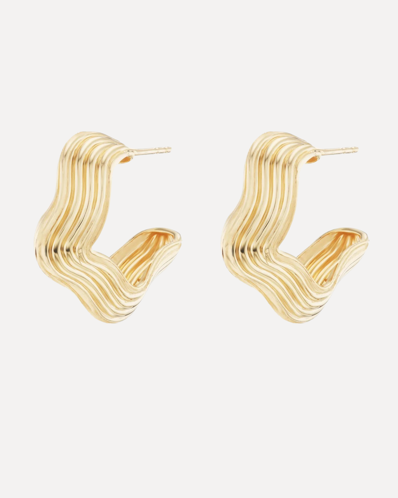 Gold Marea Hoops