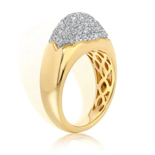 Gold & Diamond Summit Bahia Ring Gold & Diamond Summit Bahia Ring Graziela Gems Graziela Gems  Squash Blossom Vail