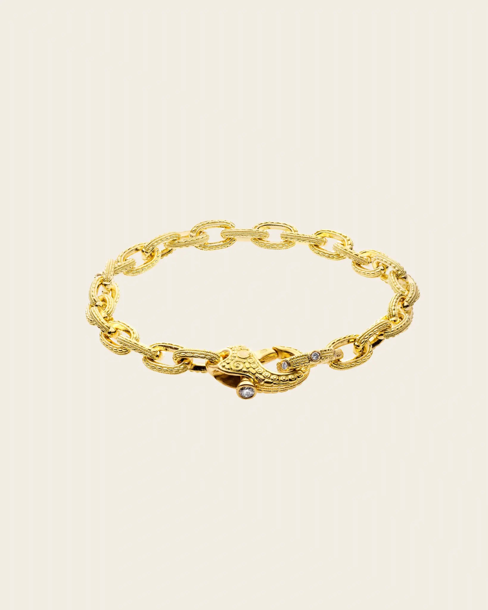 Gold and Diamond "Victorian" Bracelet Gold and Diamond "Victorian" Bracelet Alex Sepkus Alex Sepkus  Squash Blossom Vail
