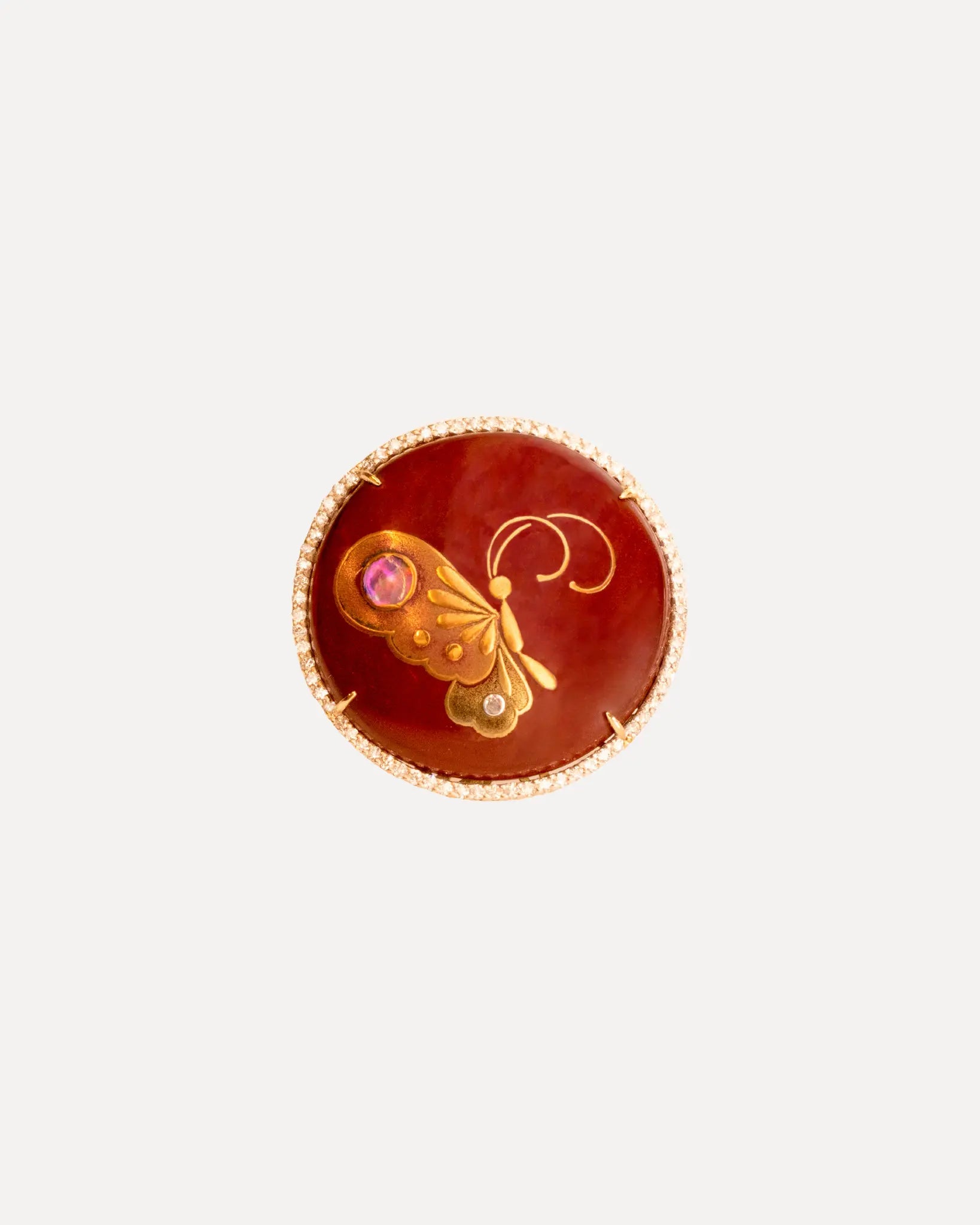 Golden Butterfly Ring Golden Butterfly Ring Silvia Furmanovich Silvia Furmanovich  Squash Blossom Vail