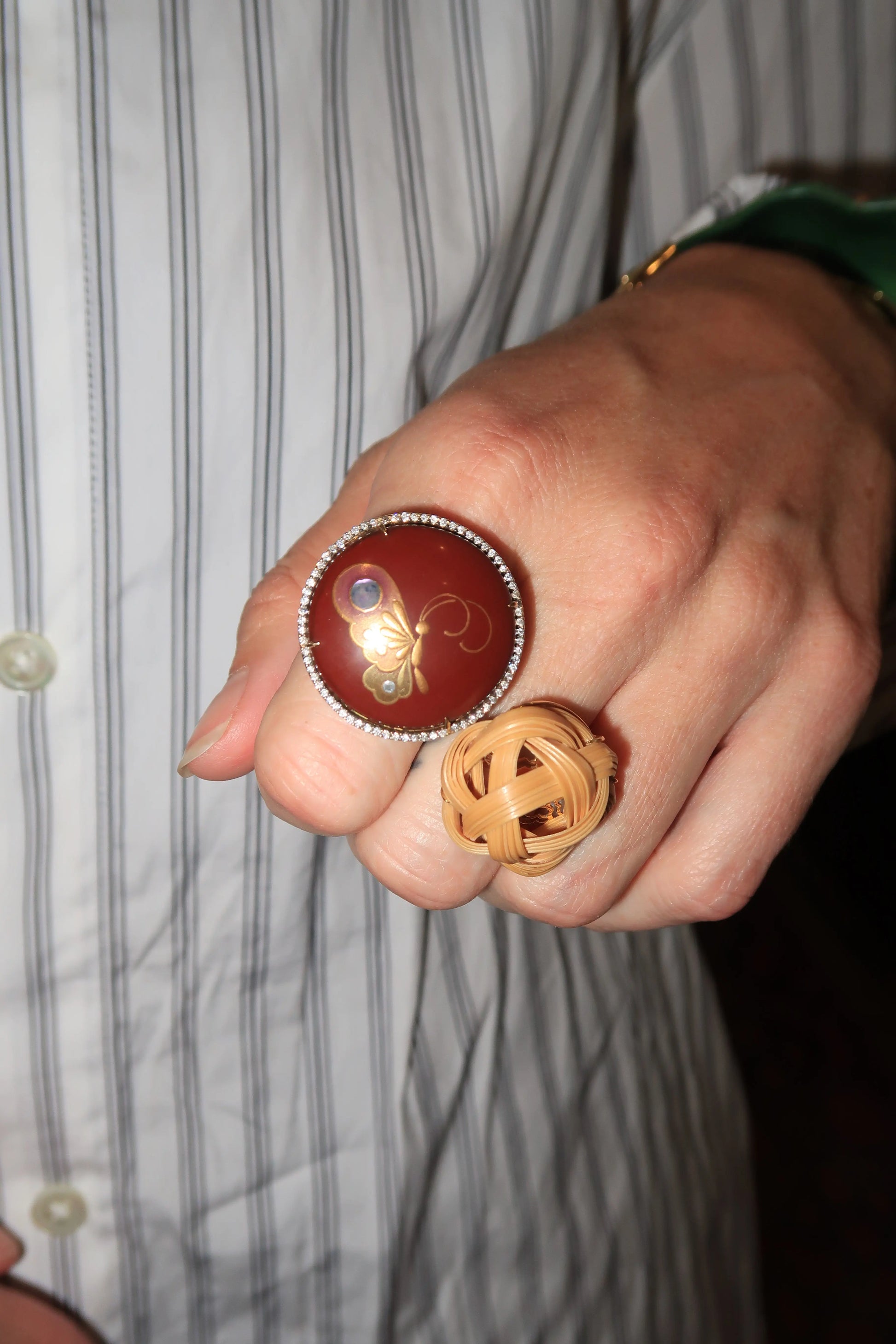 Golden Butterfly Ring Golden Butterfly Ring Silvia Furmanovich Silvia Furmanovich  Squash Blossom Vail