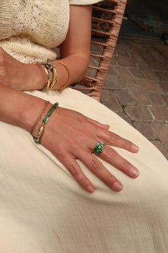 Green Tourmaline Bracelet Green Tourmaline Bracelet Alex Sepkus Alex Sepkus  Squash Blossom Vail