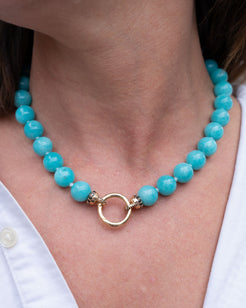 High Quality AAA Amazonite Bead Necklace