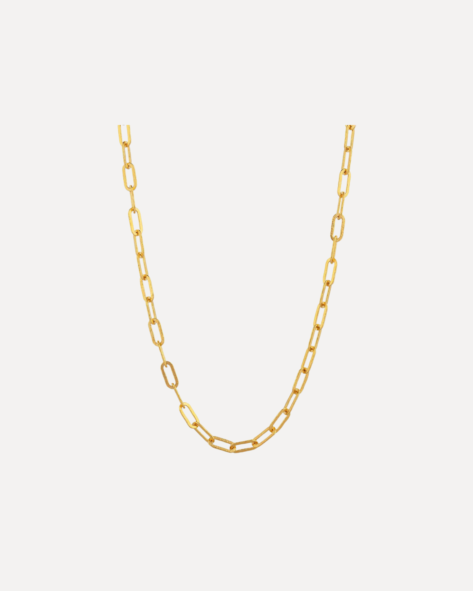 Hoopla Gold Link Short Necklace