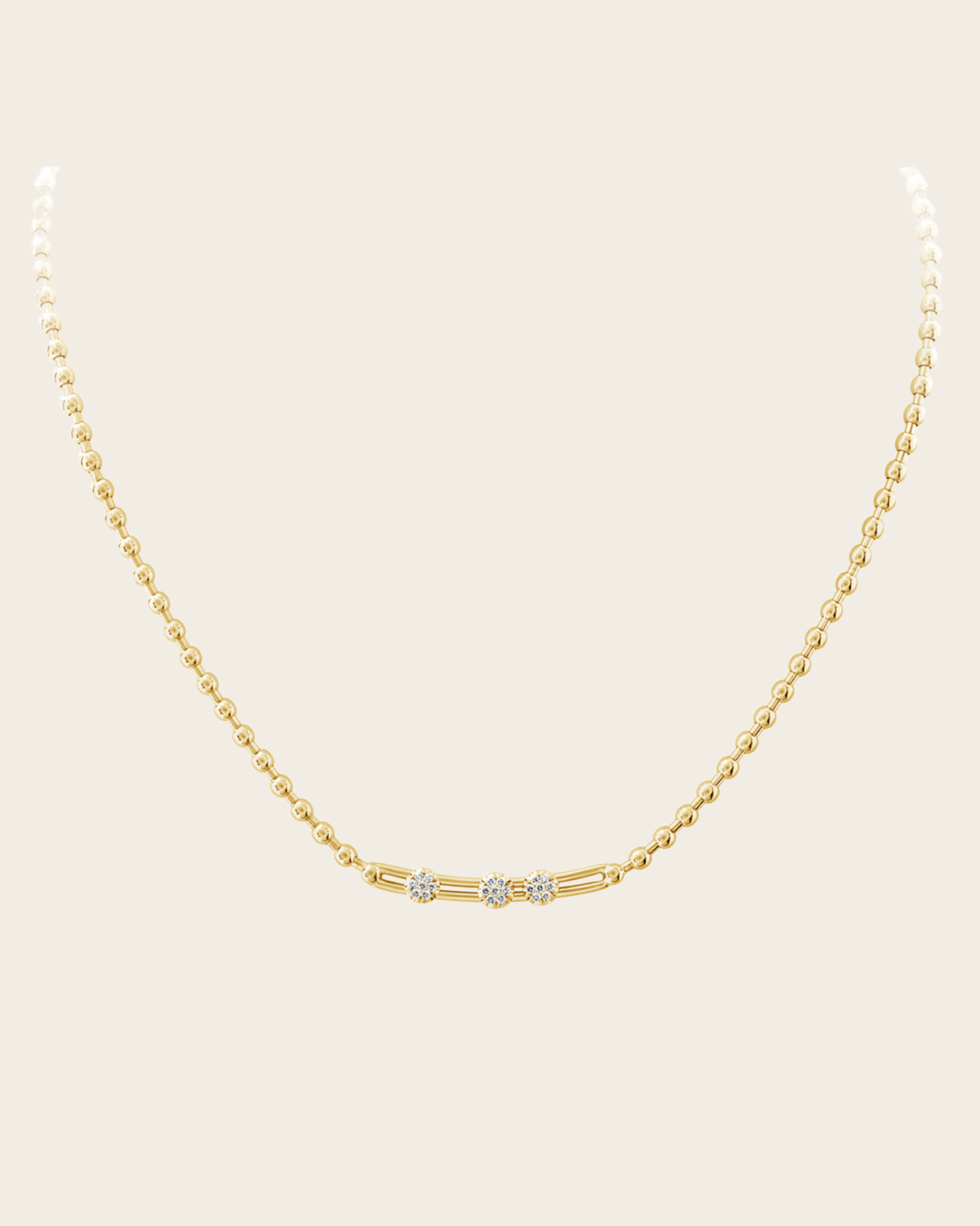 Hulchi Belluni's Tresore Collection Diamond Necklace