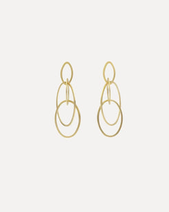 Intertwining Oval Earrings Intertwining Oval Earrings Tezer Tezer  Squash Blossom Vail