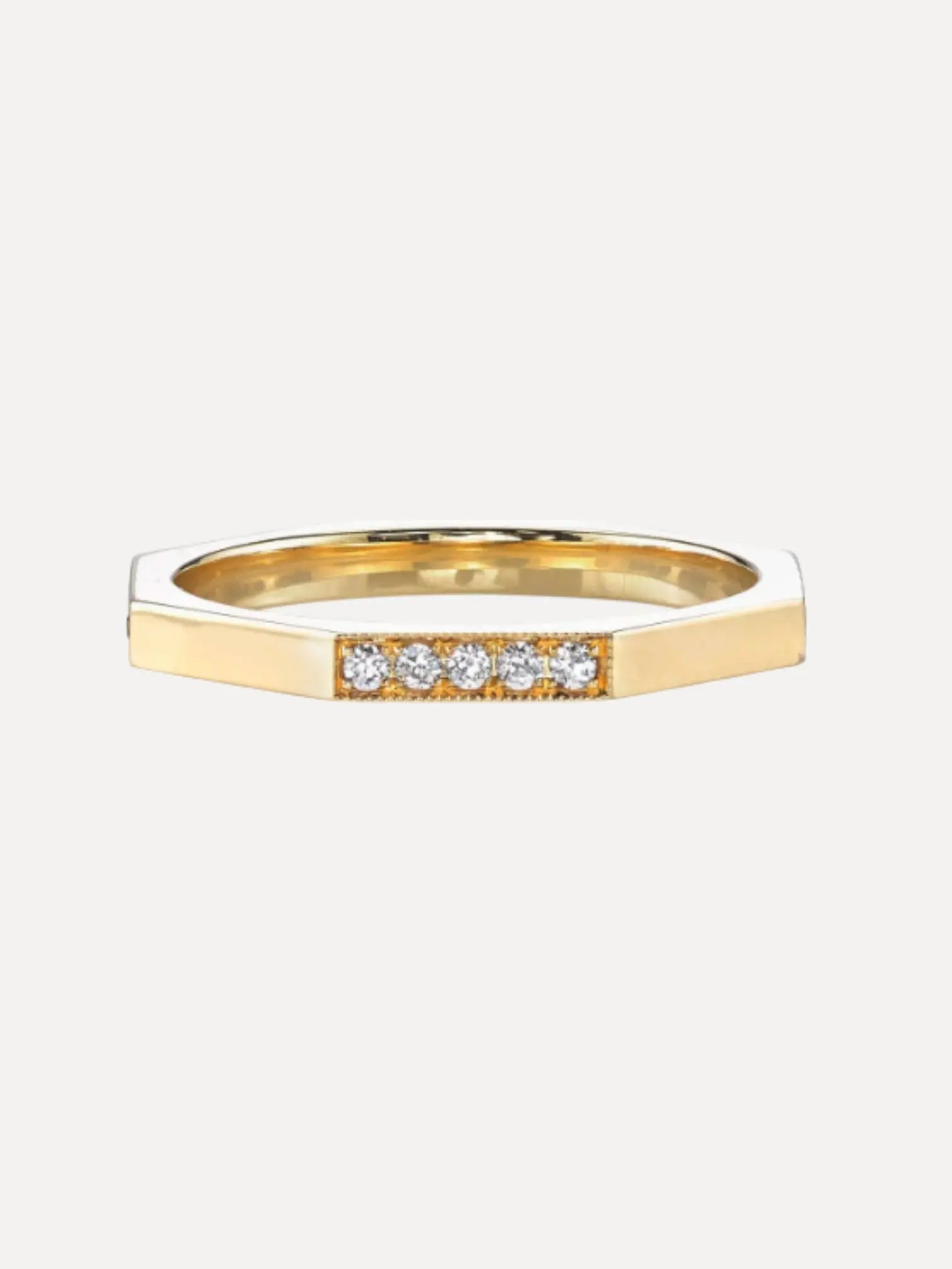 JACQUELINE SMALL - HALF PAVÉ JACQUELINE SMALL - HALF PAVÉ Single Stone Single Stone  Squash Blossom Vail