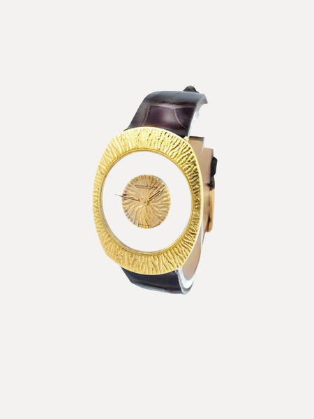 Cadran Ovale Bi-color JAEGER-LECOULTRE Vintage - Pour Montre Ancienne, Doré, Occasion