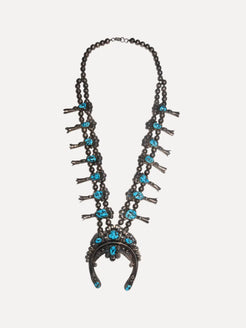 Jimmie Long Squash Blossom Necklace, c.1970 Jimmie Long Squash Blossom Necklace, c.1970 Nancy Huerta Nancy Huerta  Squash Blossom Vail