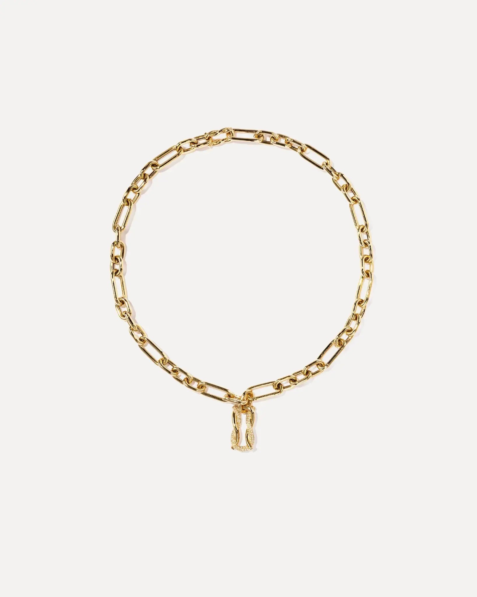 Jumbo Fruit Hoops Chain Necklace Jumbo Fruit Hoops Chain Necklace Boochier Boochier  Squash Blossom Vail