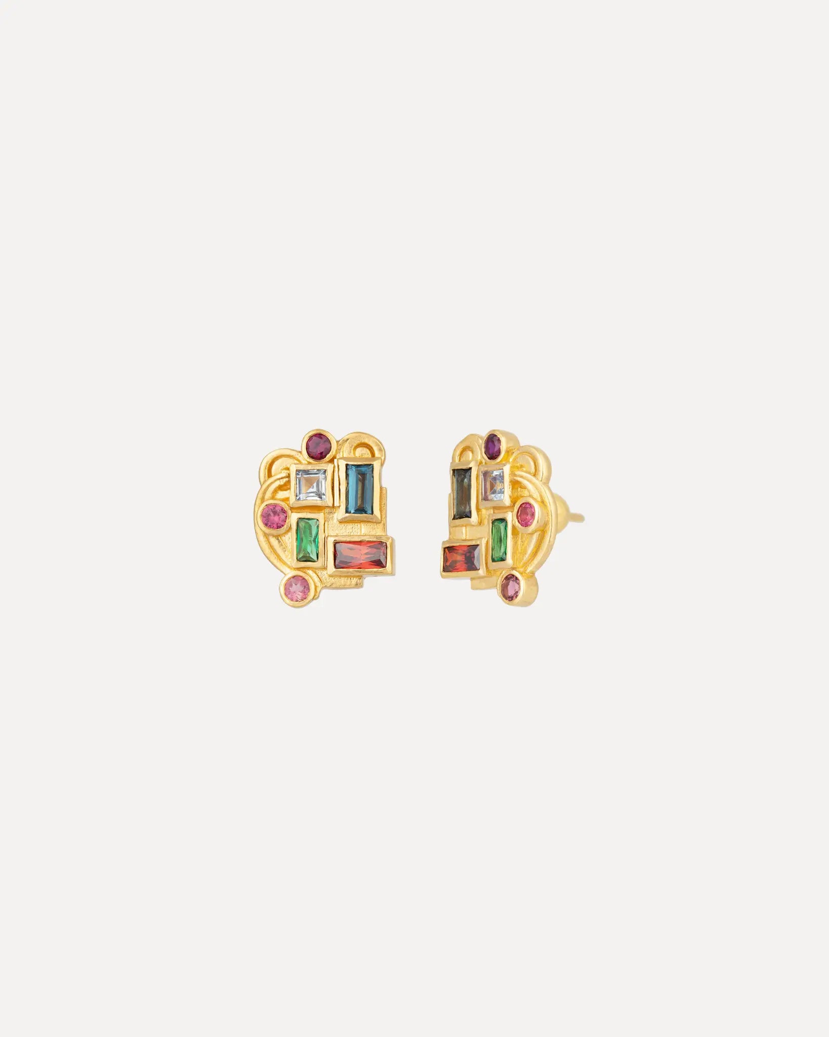 Klimt Button Earrings Klimt Button Earrings Gurhan Gurhan  Squash Blossom Vail