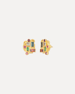 Klimt Button Earrings Klimt Button Earrings Gurhan Gurhan  Squash Blossom Vail