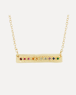 La Fortuna Necklace-Rainbow La Fortuna Necklace-Rainbow Aili Aili  Squash Blossom Vail