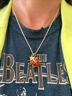 Ladybug Pendant Ladybug Pendant Brent Neale Brent Neale  Squash Blossom Vail