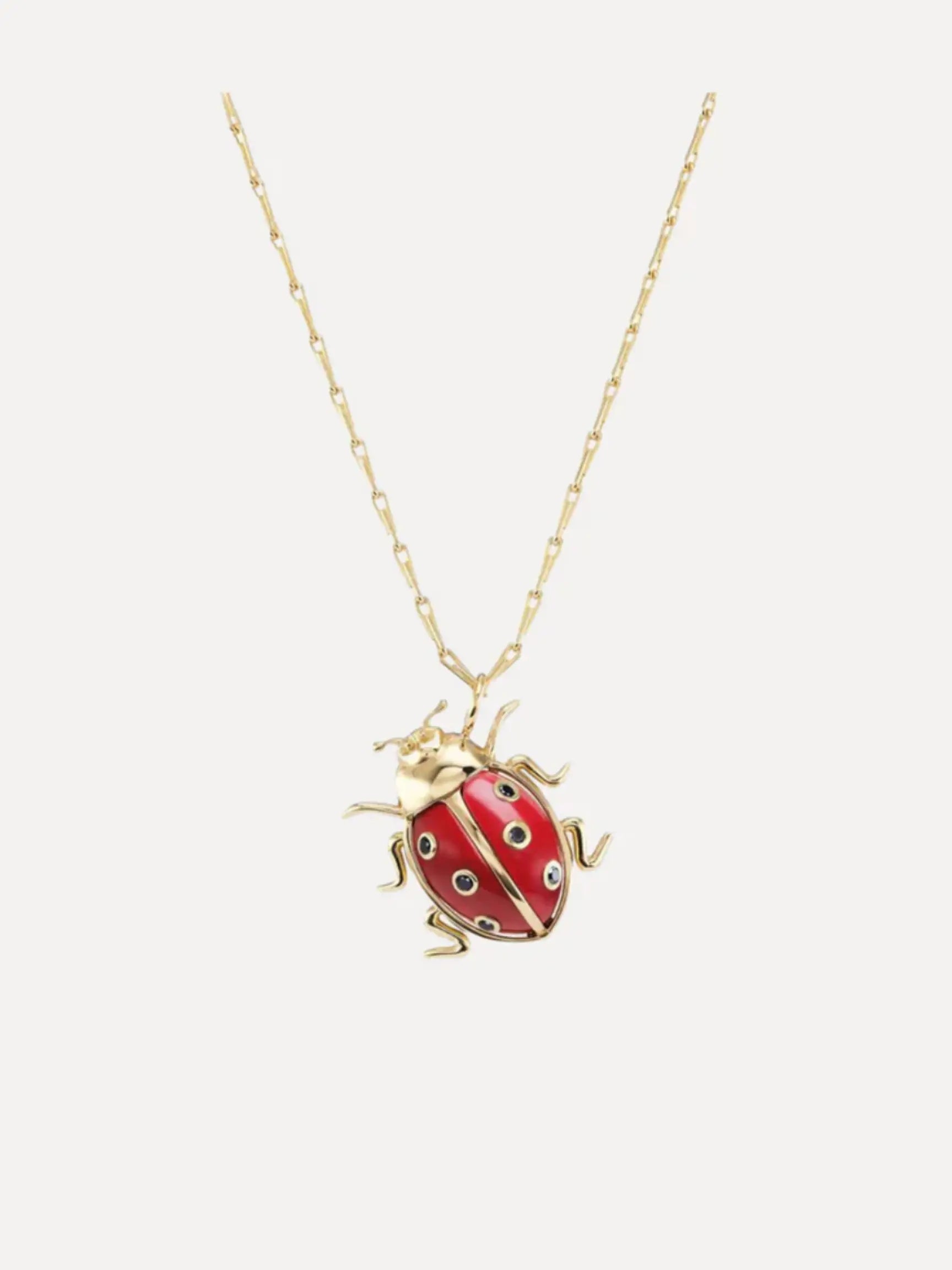 Ladybug Pendant Ladybug Pendant Brent Neale Brent Neale  Squash Blossom Vail