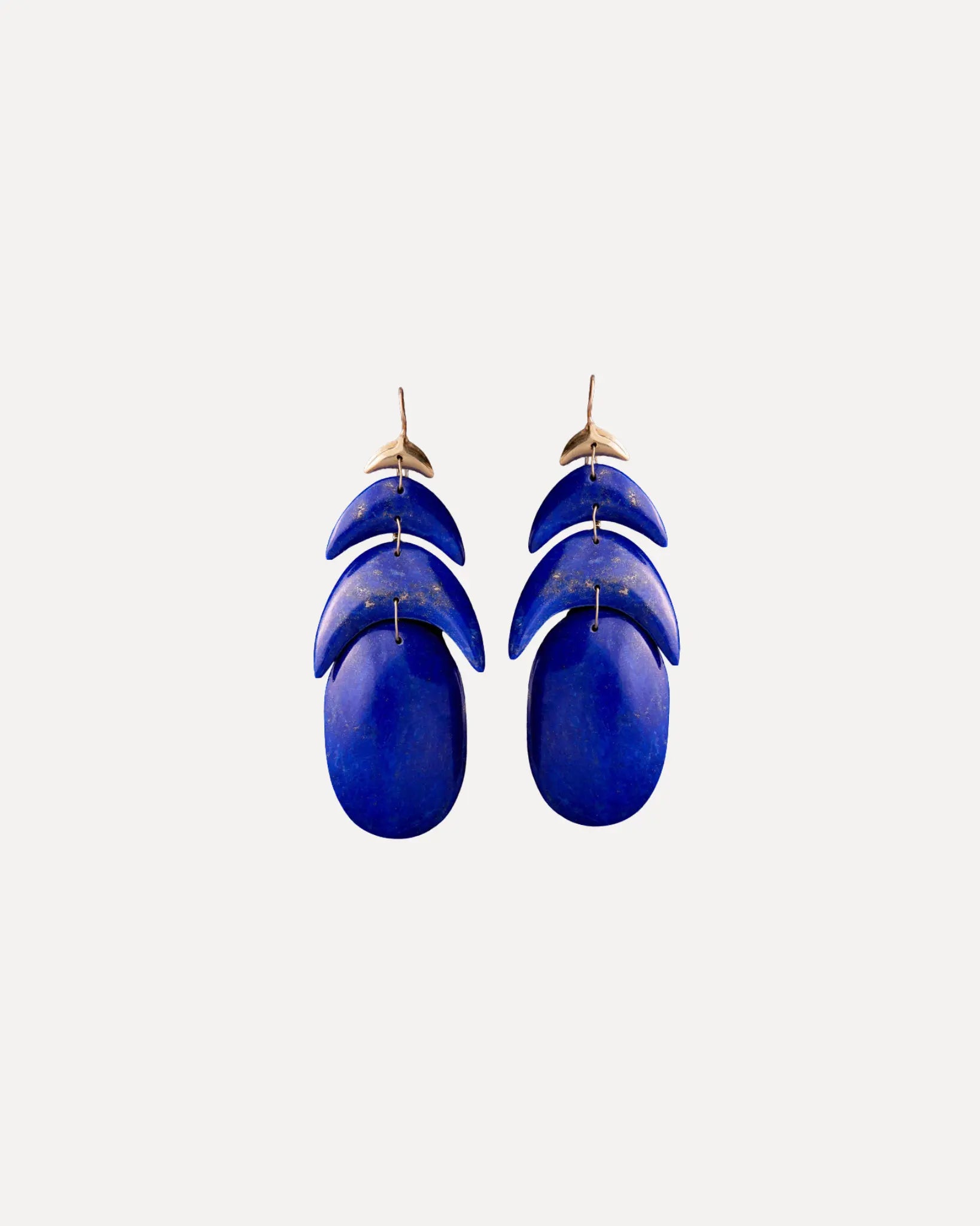 Lapis Peacock Earrings Lapis Peacock Earrings TenThousandThings TenThousandThings  Squash Blossom Vail