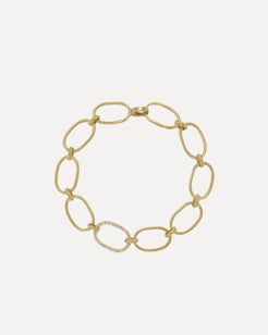 Large Oval Pave Link Chain Bracelet  Large Oval Pave Link Chain Bracelet  Irene Neuwirth Irene Neuwirth  Squash Blossom Vail