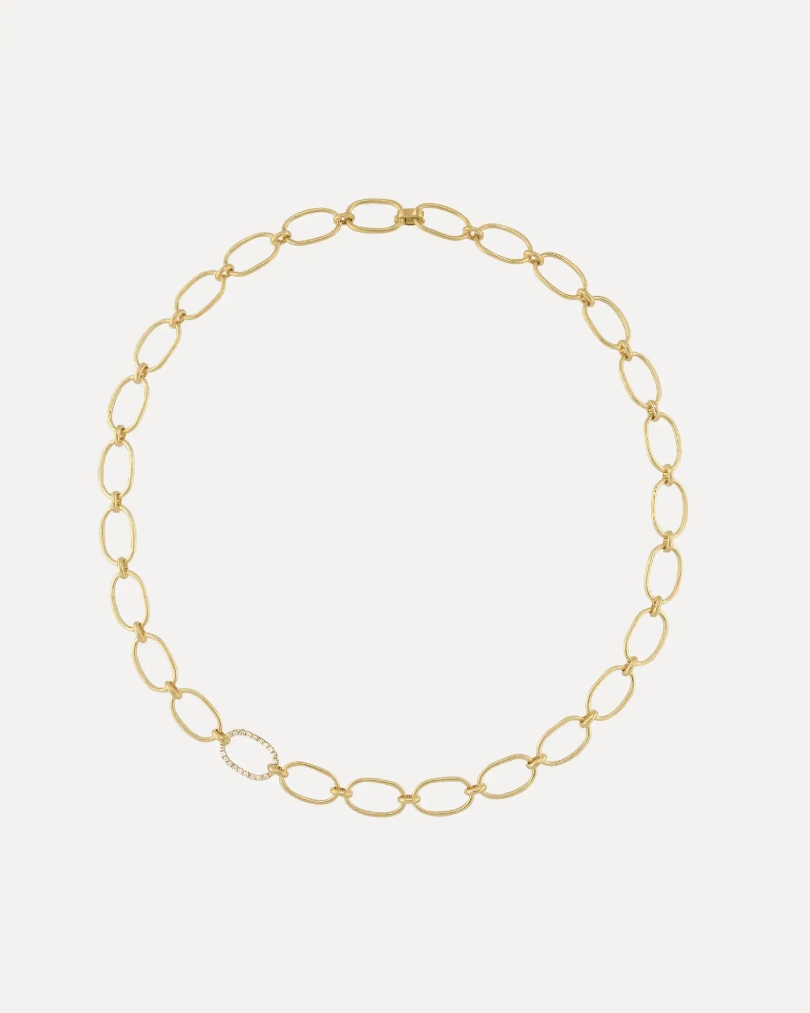 Pave Diamond Link Chain Pave Diamond Link Chain Irene Neuwirth Irene Neuwirth  Squash Blossom Vail