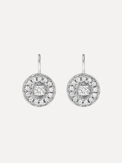 Large Pave Round w/ Engraving Earrings Large Pave Round w/ Engraving Earrings Penny Preville Penny Preville  Squash Blossom Vail