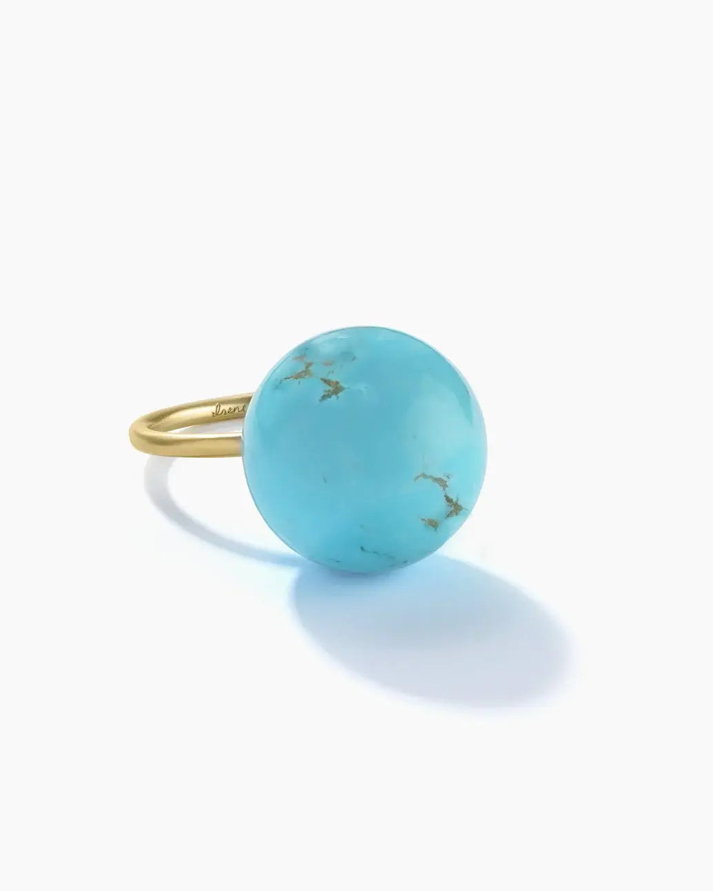 Large Turquoise Gumball Ring Large Turquoise Gumball Ring Irene Neuwirth Irene Neuwirth  Squash Blossom Vail