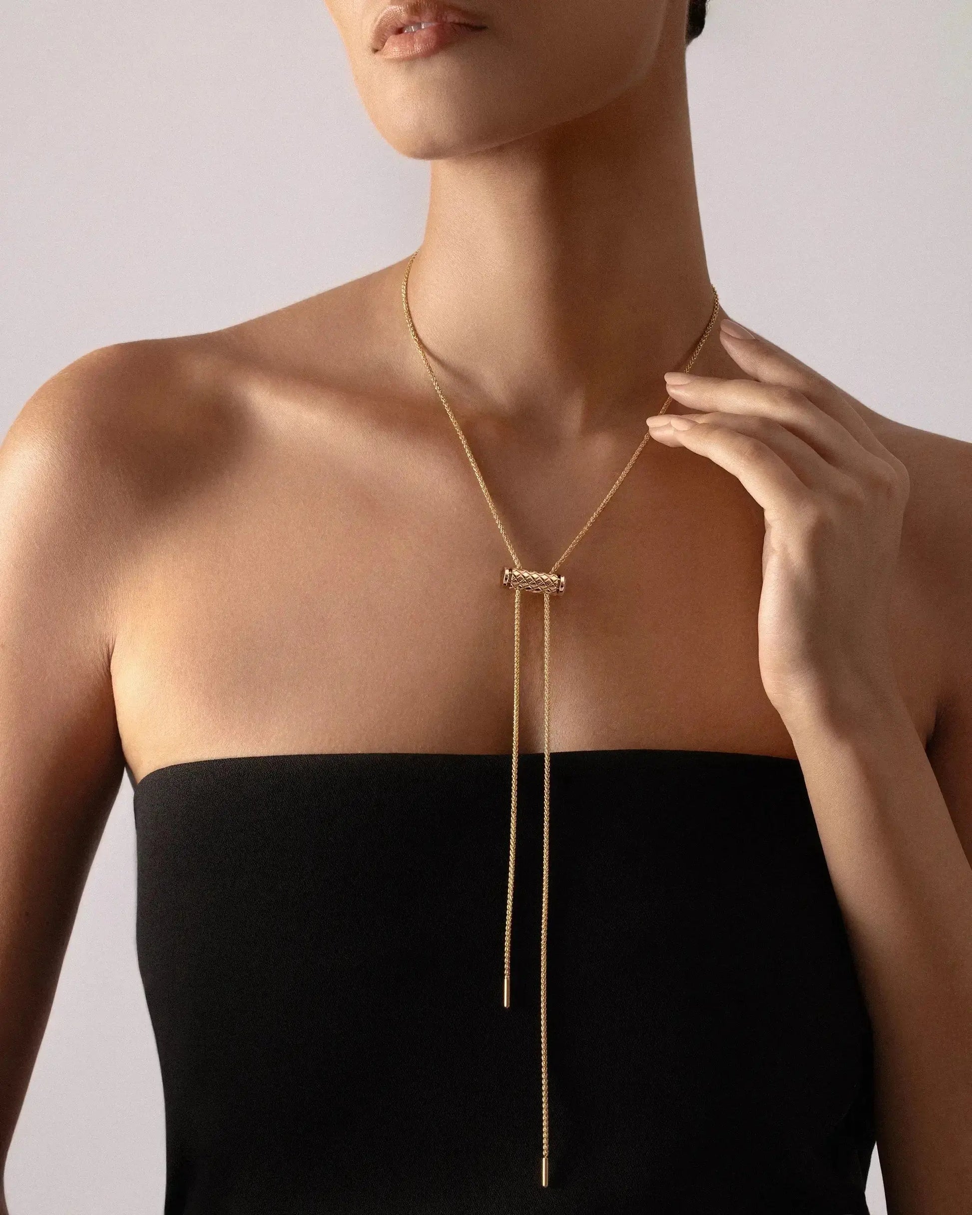 Latch Pendant - Yellow Gold Latch Pendant - Yellow Gold Nouvel Heritage Nouvel Heritage  Squash Blossom Vail