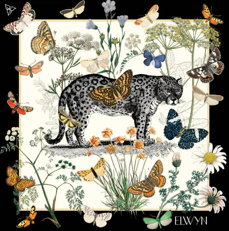 Leopard Garden Bandana Leopard Garden Bandana Squash Blossom Collection Squash Blossom Collection  Squash Blossom Vail