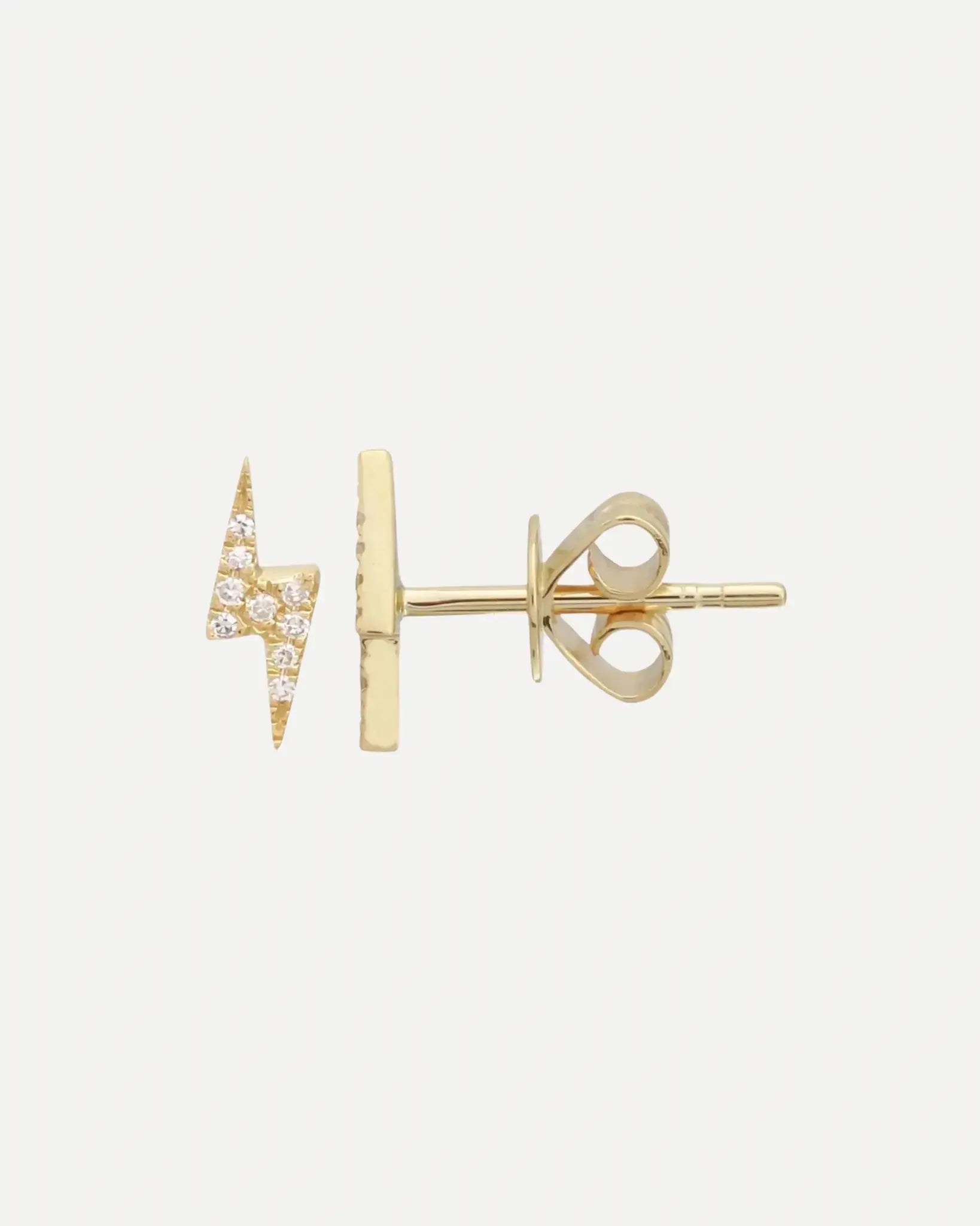 Lightning Bolt Diamond Stud Earring Lightning Bolt Diamond Stud Earring Squash Blossom Collection Squash Blossom Collection  Squash Blossom Vail