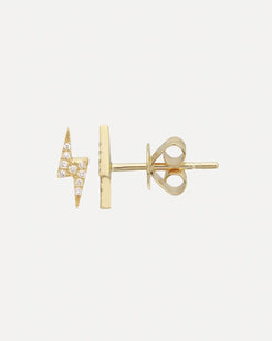 Lightning Bolt Diamond Stud Earring Lightning Bolt Diamond Stud Earring Squash Blossom Collection Squash Blossom Collection  Squash Blossom Vail