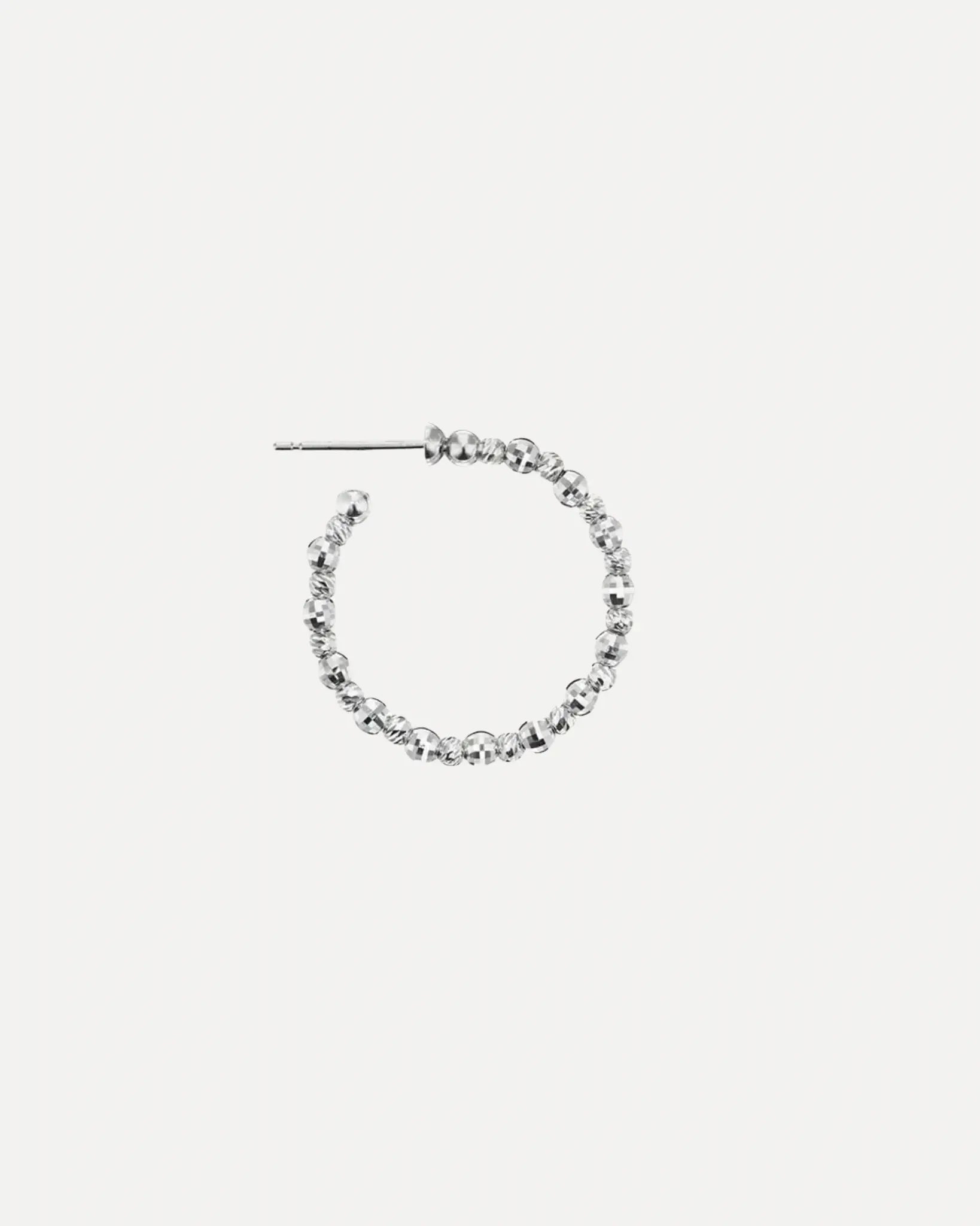 Limitless Small Hoop Earrings Limitless Small Hoop Earrings Platinum Born Platinum Born  Squash Blossom Vail